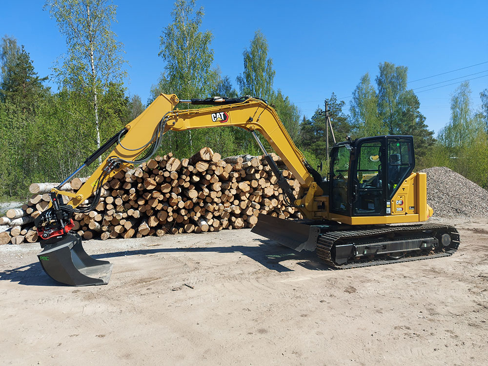 CAT 309 CR + Rototilt R3 haaratsiga